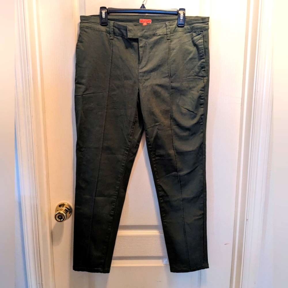 Modcloth Skinny Green Pants, Sz XL